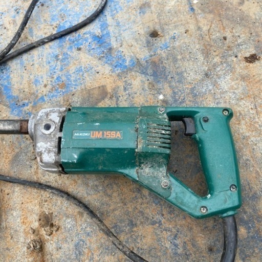 HITACHI 日立工機 UM15SA 150mm かくはん機 ミキサー 撹拌機  電動工具 通電のみ確認 現状品