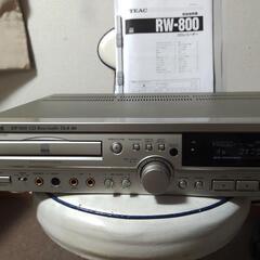 TEAC RW800　CDレコーダー