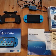 PS Vita PCH-2000 アクアブルー タッチパッドグリ...