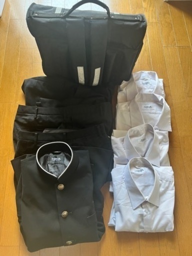 住吉中学制服　男子　学ラン　夏用　冬用　通学カバン　全て
