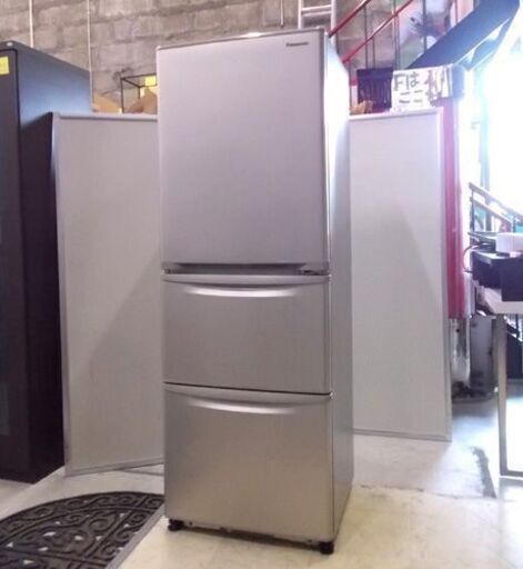 パナソニック 大型冷蔵庫 3ドア 355L 2020年製 NR-C342C-N ノンフロン シルバー 自動製氷 右開き 札幌市東区 新道東店