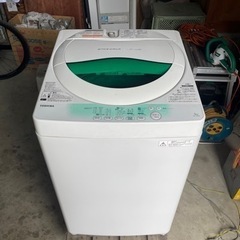 【決まりました】TOSHIBA  全自動洗濯機 5kg(説明書付...