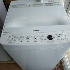 Haier  4.5キロ　洗濯機  2019年製　ホワイト
