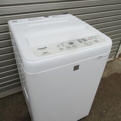 19 【清掃済】 パナソニック　5㎏　全自動洗濯機　2017年　