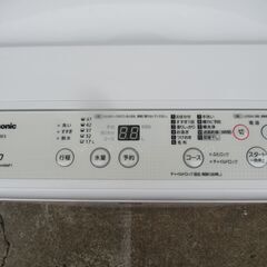 19 【清掃済】 パナソニック　5㎏　全自動洗濯機　2017年　
