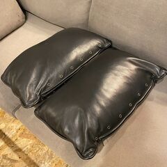 BOSCO ボスコ 本革 レザー ３Pソファ 北欧風 シック●E061G013