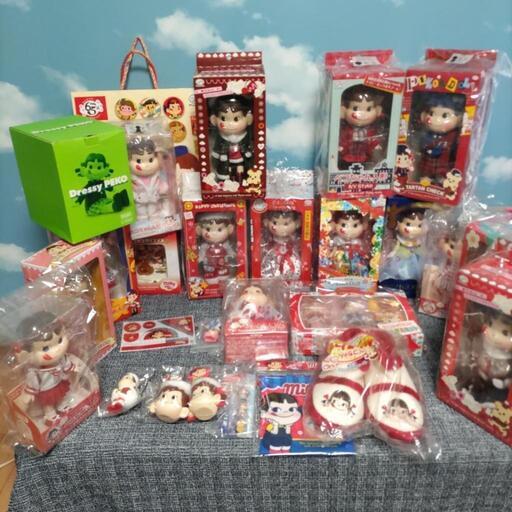 ペコちゃんフィギュア大量オマケ付き