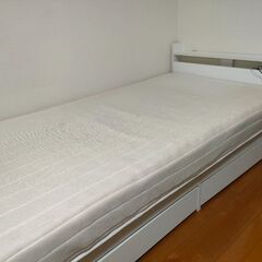 【ネット決済】収納付きショートベッド