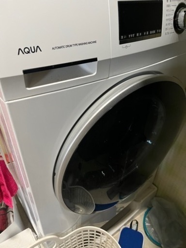 AQUA アクア AQW-FV800E(W) [ドラム式洗濯機 8kg 左開き ホワイト]
