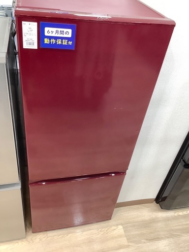 (*キズ凹み多数)2ドア冷蔵庫 AQUA AQR-18H 184L 2019年製　入荷致しました！