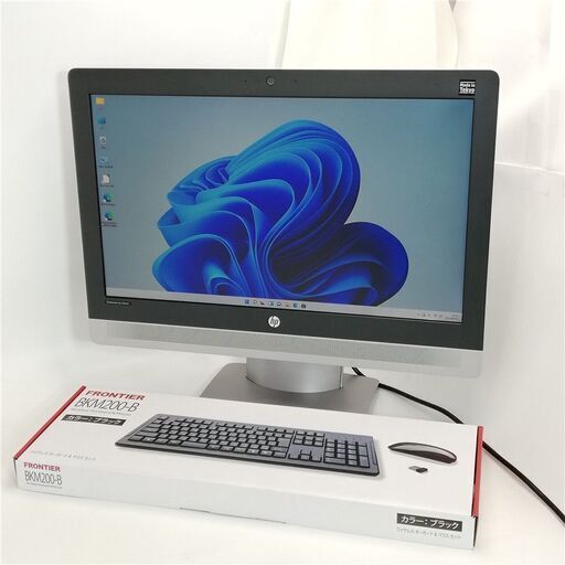 送料無料 日本製 高速SSD+HDD-500GB 一体型パソコン 21.5型 HP ProOne 600 G2 AIO 中古良品 第6世代 i7-6700 16GB DVD 無線 Windows11 Office