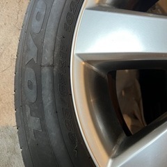 値下9部山夏タイヤホイールセット！TOYOPRO 225/65R17 9部山トヨタ純正アルミ付き