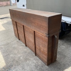【取引中】古家具　建具保存木箱