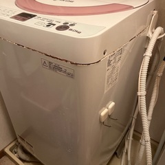 洗濯機　無料　SHARP 6kg 乾燥