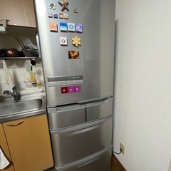 冷蔵庫　HITACHI 無料　415L ファミリー向け