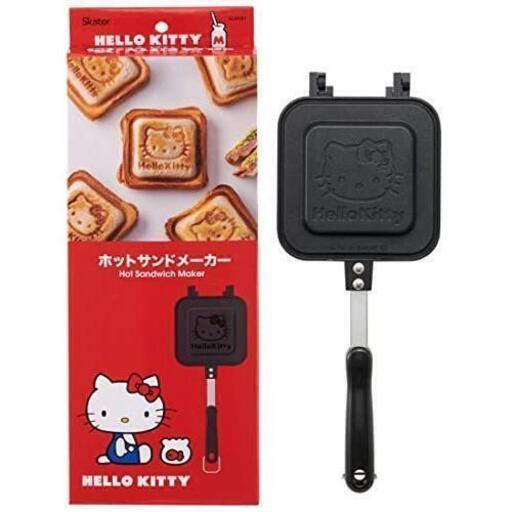 【レガストック川崎店】スケーター ホットサンドメーカー ハローキティ ALHOS1 直火式