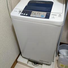 【6月30日午前中に引取可能な方限定】0円　洗濯機　日立　NW-...