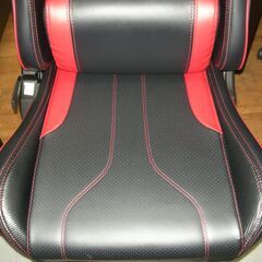R466 NITORI ニトリ ワークチェア、ゲーミングチェア(GM701 BK/RE) Used