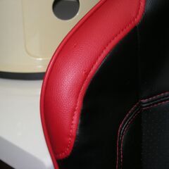 R466 NITORI ニトリ ワークチェア、ゲーミングチェア(GM701 BK/RE) Used