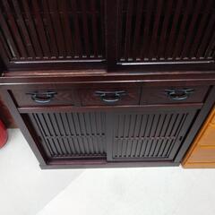 完売致しました‼️🌻住まいの助っ人🌻🉐🌻激安価格🉐挑戦中🌻🉐　水屋　ガラス戸棚　和風　レトロ　モダン