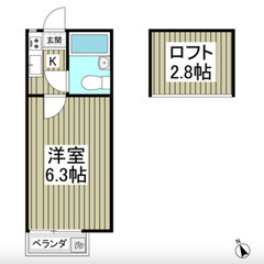 🌳【初期費用7万円】で入居可能！🌳元加治駅の画像