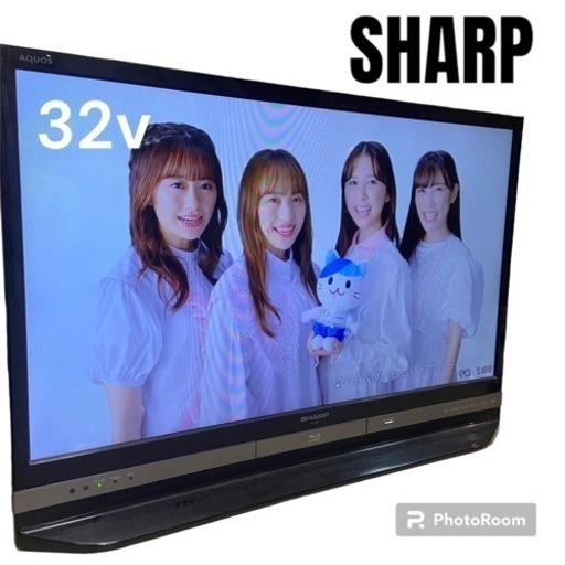 早い方優先❗️SHARP シャープ　32インチ　テレビ　ブルーレイプレイヤー機能付き！