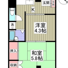 👼【初期費用13万円】で入居可能！👼北野駅の画像