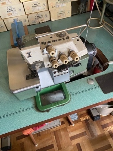 中古　昭和　工業用ロックミシン　現状渡し