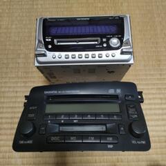 カーオーディオ　CD   MD  中古セット