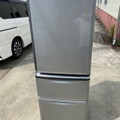 三菱 冷蔵庫 MR-C34EX-AS 335L 2014年製○E064W002