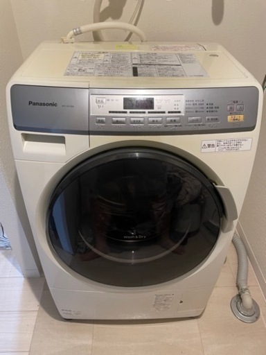 【手軽に洗濯〜乾燥まで】Panasonicドラム式洗濯乾燥機NA-VD100L【2011年製】