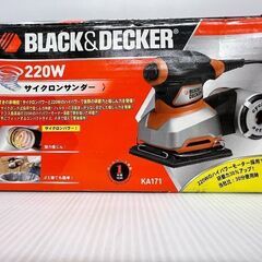 BLACK＆DECKER　サイクロンサンダー　KA171　220...