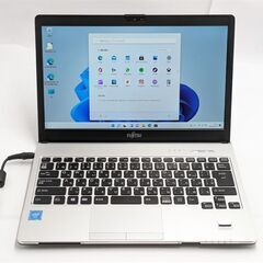 送料無料 高速SSD フルHD 13.3型 ノートパソコン 富士通 S937/S 中古美品 第7世代Celeron 8GB 無線 DVDRW Bluetooth カメラ Windows11 Office