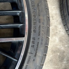 タイヤ、ホイール　4本セット　20インチ