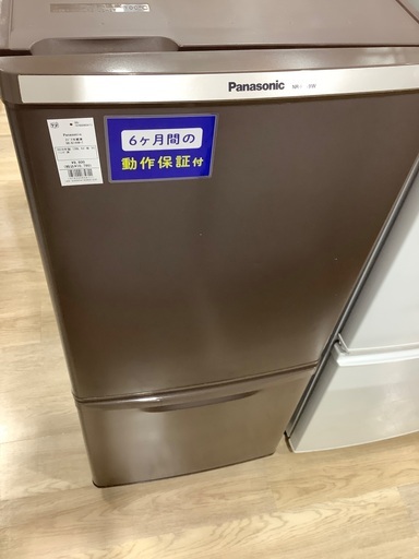 2ドア冷蔵庫 Panasonic NR-B149W-T 138L  2016年製