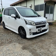 ムーヴカスタムRS ターボ　ローダウン　16インチアルミ