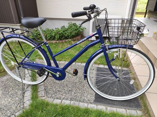 【超美品】【前カゴ荷台付】26インチ自転車　あさひ[ASAHI]  イノベーションファクトリーCITY変速なし