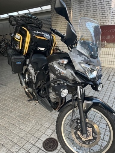 ヴェルシスＸ250ツアラー　デジカモ限定車　なんだかとってもローダウン