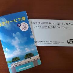 JR東日本株主優待割引券