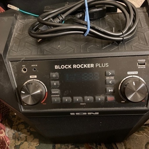 ION AUDIO Block Rocker Plus Bluetooth対応 ポータブルPAスピーカー