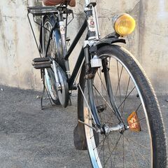 昭和レトロのヴィンテージ自転車（室内保管）メッキ部分に輝きの残る...