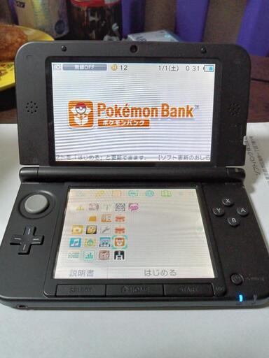 Nintendo　3DS LLブラック　ポケモンバンク＆ムーバー