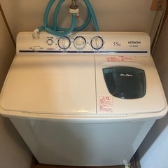 2層式洗濯機（2年使用）