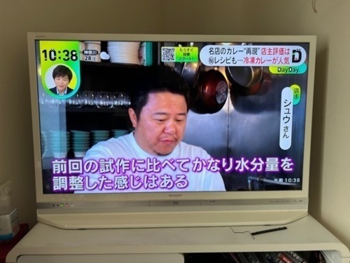 決まりました。SHARP 液晶カラーテレビ　40型