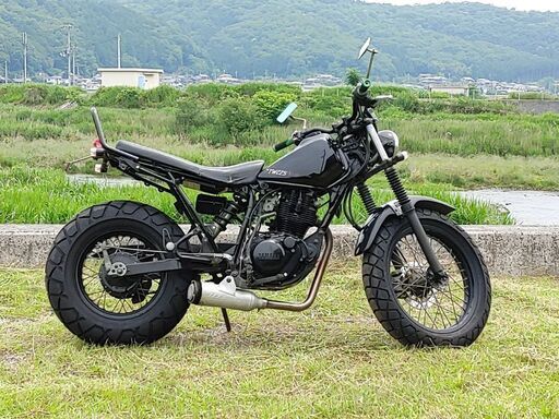 YAMAHA ヤマハ TW225 BA-DG09J スカチューン　カスタム 実動車 絶好調　GB250 グラストラッカー SR FTR TW200　兵庫県　車体