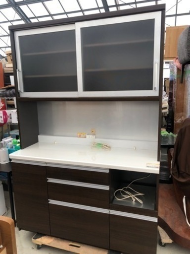 キッチンボード 食器棚 140cm×50cm×高さ205cm