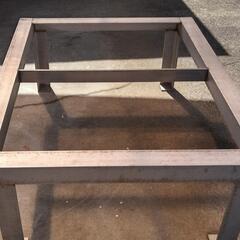 ステンレス製　水桶　台付き