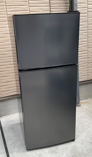 【RKGRE-174】特価！maxzen/118L 2ドア冷凍冷蔵庫/JR118ML01GM/中古品/2019年製/当社より近隣無料配達！