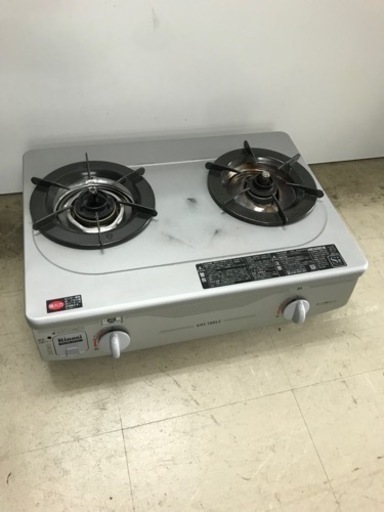 RTS-336-2FTS-SL-R-12A13A リンナイ ガステーブルコンロ（グリル無し） 幅約56cm [都市ガス用] 2306-908 リンナイ ガステーブル RTS-336-2FTS 動作確認済 傷、汚れ