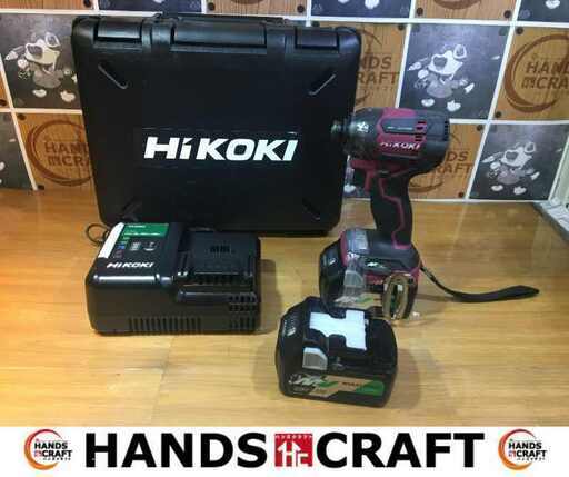 ハイコーキ WH36DC インパクトドライバ 36V バッテリー×2 充電器 フルセット 中古品 【ハンズクラフト宜野湾店】